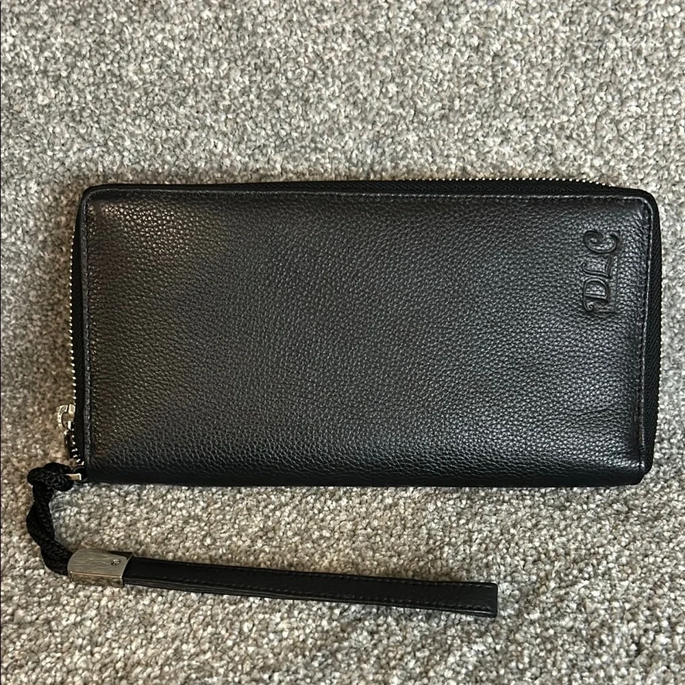 AIG Black Wristlet Handbag Wallet Clutch Bag New
